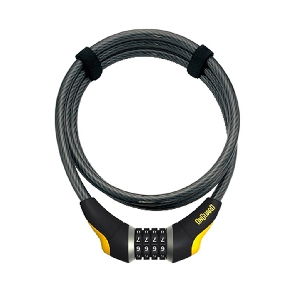 Велозамок тросовый OnGuard Akita Combo  — 185см x 12мм '8041