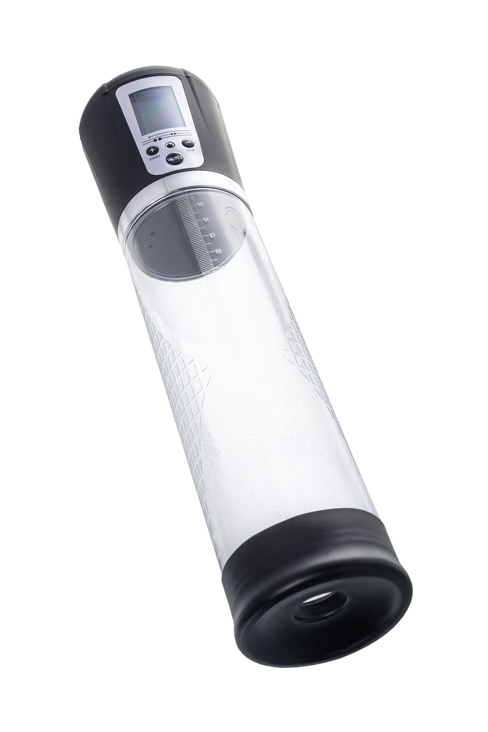 Автоматическая помпа для пениса Sexus Men Expert Alrik, ABS-пластик, черная, 29 см