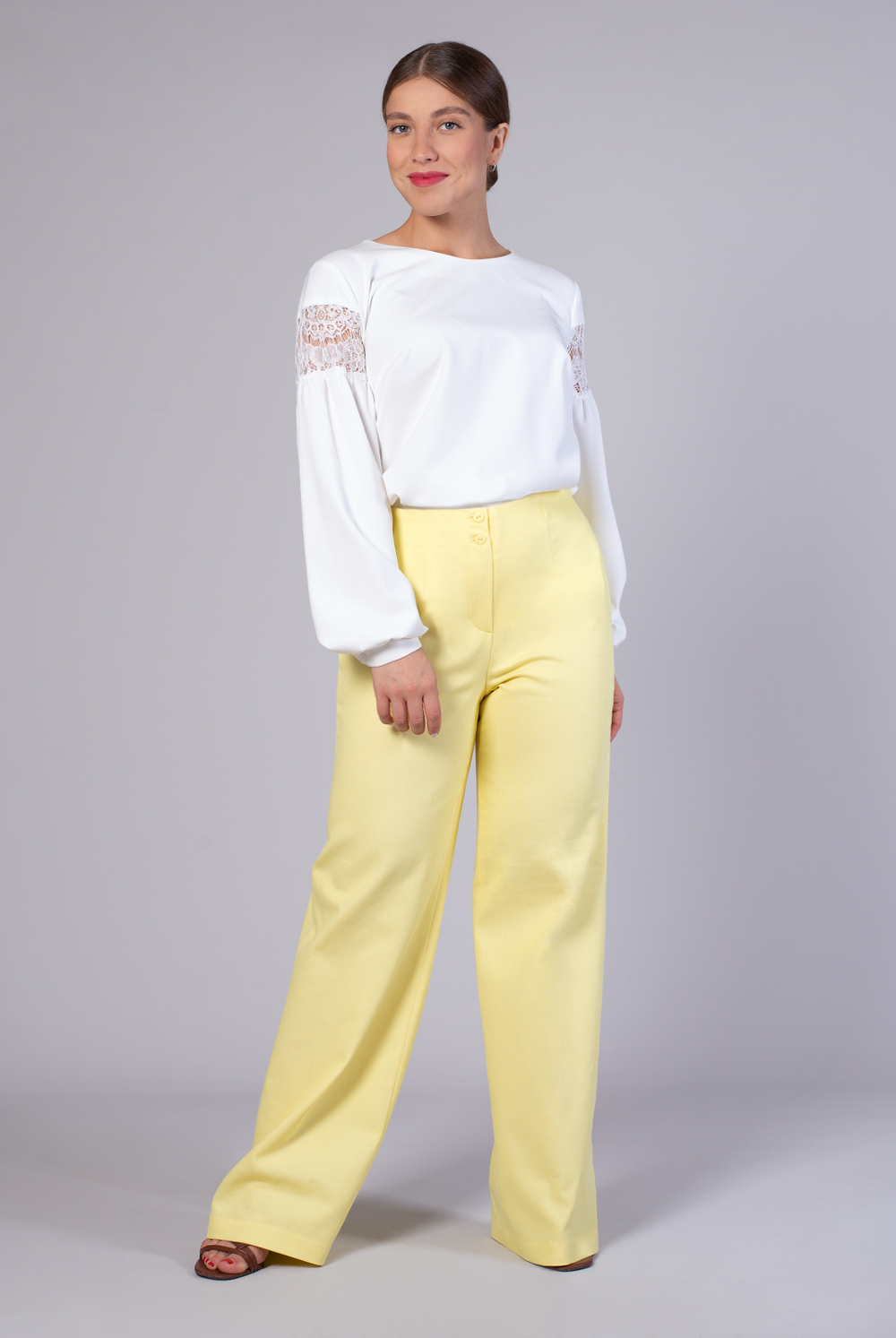 Брюки женские 02, лимон #320Лим0202