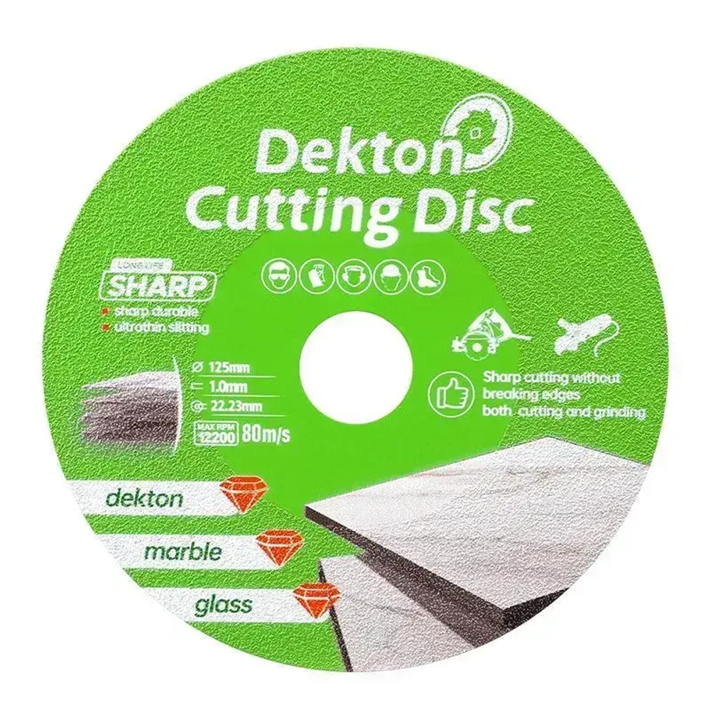 Диск алмазный отрезной, сухая резка, 125мм * 2,0 мм * 22,23 мм