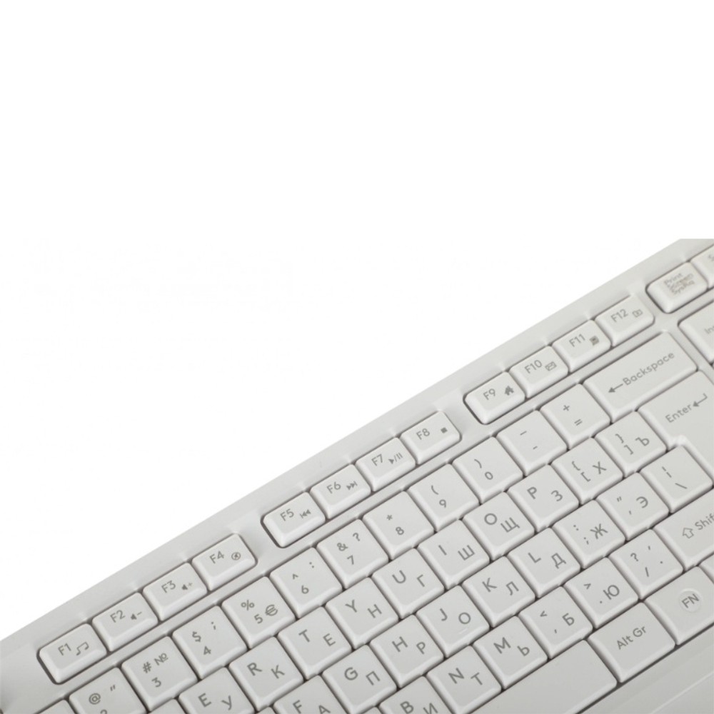 Комплект (клавиатура + мышь) A4Tech Fstyler FG1012, белый