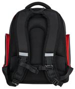 Рюкзак BRAUBERG CLASSIC, легкий каркас, премиум материал, "Motorbike", черный, 270583