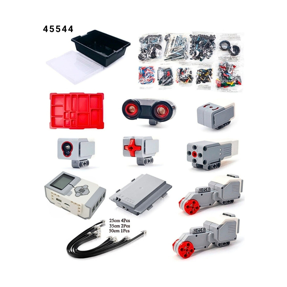 Комплект Конструктор MINDSTORMS EV3 45544 Базовый набор + Конструктор MINDSTORMS EV3 45560 Ресурсный
