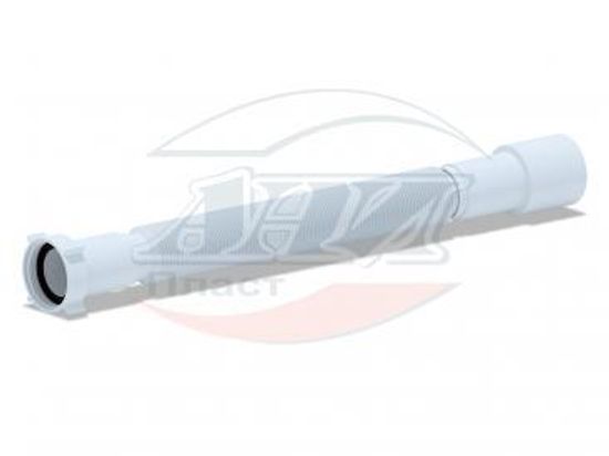 Труба гибкая "АНИ пласт"1 1/2" х 40/50 удлиненная (К406) 400-800 мм