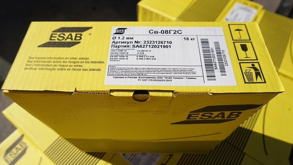Сварочная проволока ESAB СВ-08Г2С 1,2мм 18кг