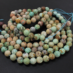 Бирюза Перуанская бусины 8мм 10мм