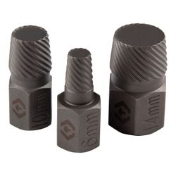 KING TONY (11015SQ) Набор экстракторов, 3-14 мм, 15 предметов, кейс