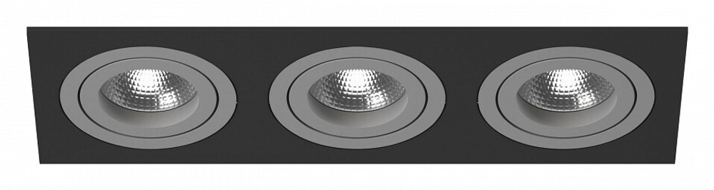 Встраиваемый светильник Lightstar Intero 16 triple quadro i537090909
