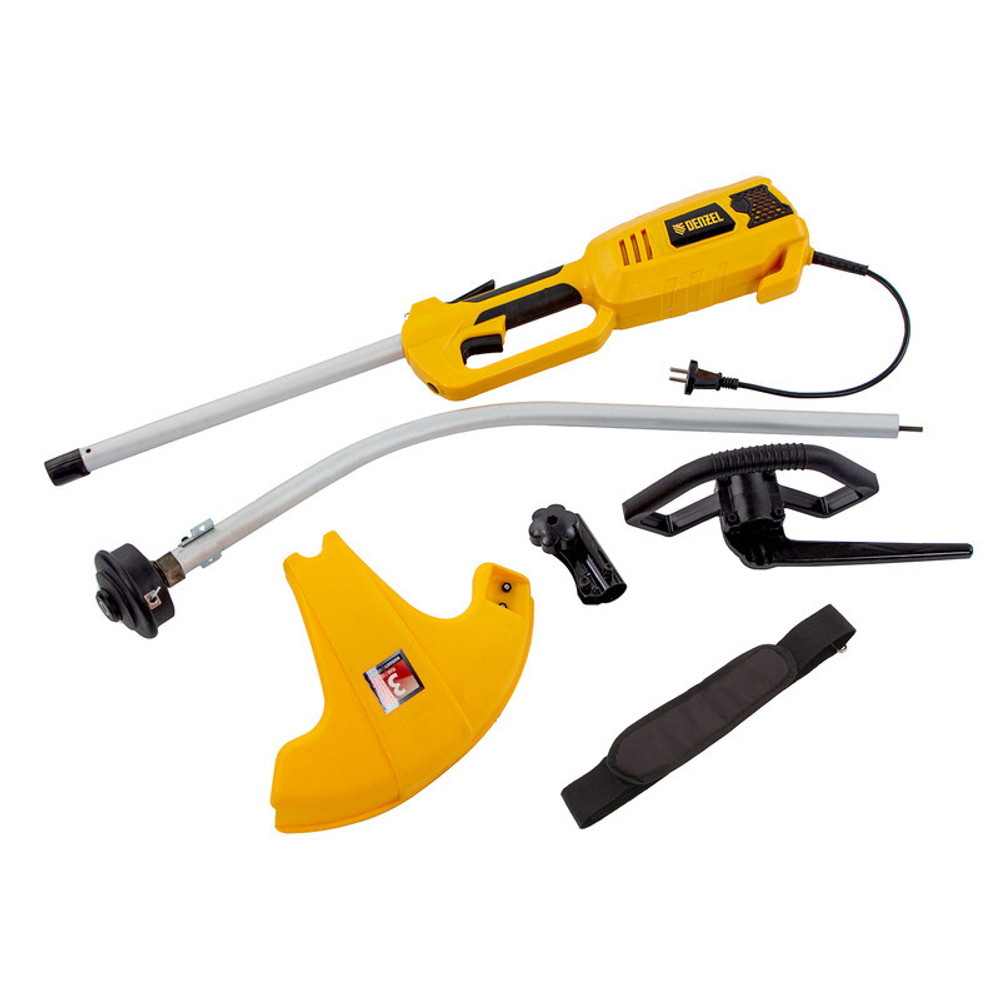 Триммер электрический TE-1100, 1100 Вт, 380 мм, катушка, разборная штанга// Denzel