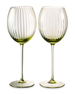 Набор бокалов для белого вина 2шт 380мл Anna Von Lipa Лион зеленый