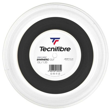 Струны для тенниса TECNIFIBRE SYNTHETIC GUT BLACK Бобины 200 м