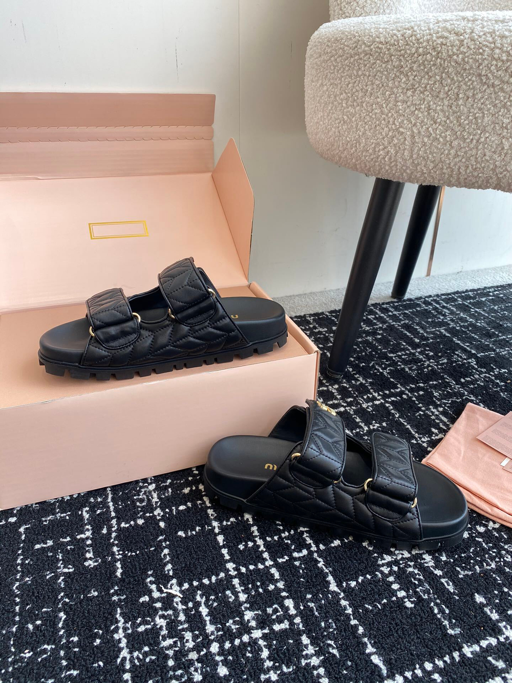 Miu Miu Slide (2 colors)