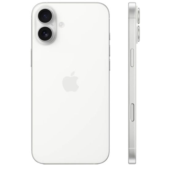 Apple iPhone 16 Plus SIM 128 ГБ, белый