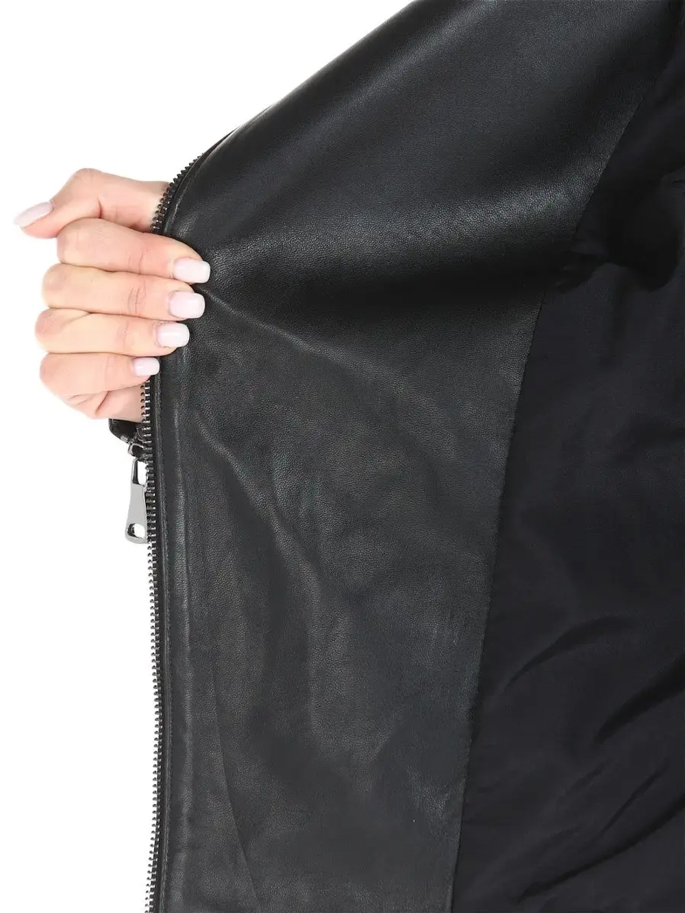 Женская косуха/из натуральной кожи/кожаная куртка/Турция