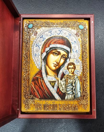 Икона Казанской Божией Матери 21х29
