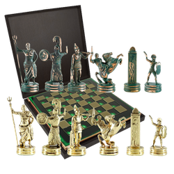 Manopoulos Шахматный набор Троянская война