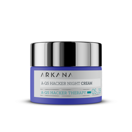 A-QS Hacker Night Cream - Специальный ночной крем для лица с ботаническим ретиноидом с ретинолоподобным эффектом, 50 мл