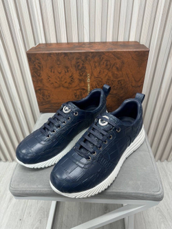 Кроссовки Stefano Ricci из кожи крокодила