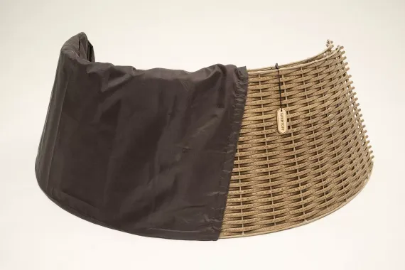 Корзина под елку Премиум Царская Лоза 65*48*30 см., разборная, чайное дерево, ЕлкиТорг (65-221)