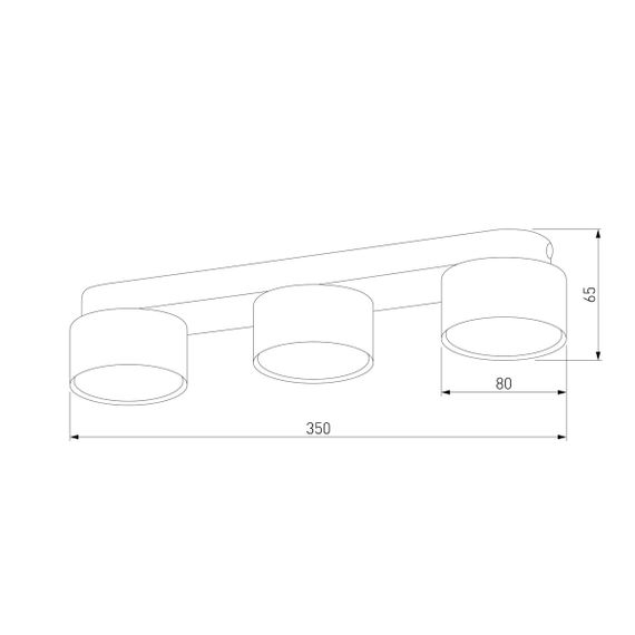 Потолочная люстра TK Lighting 3400 Space Black