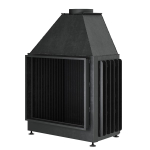 Открытая каминная топка WARMHAUS FLAT 100/80