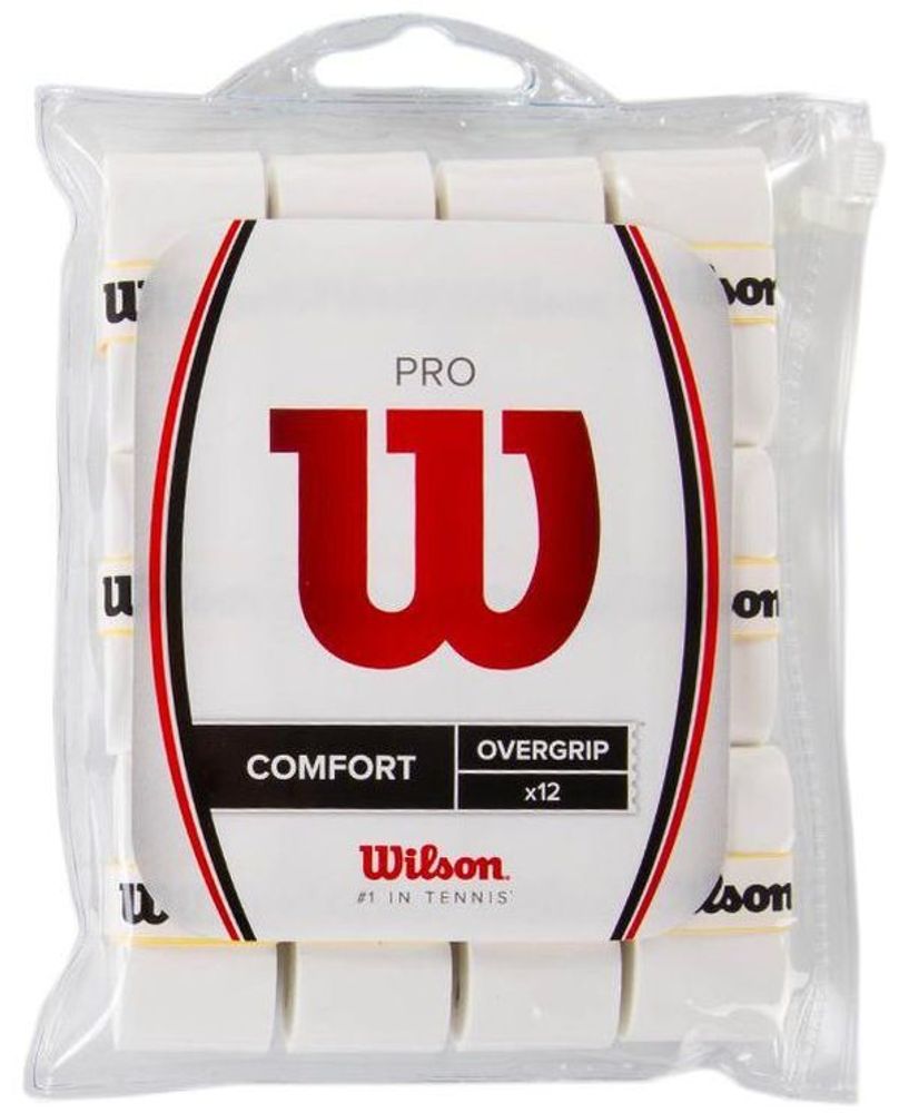 Теннисные намотки Wilson Pro 12P - white