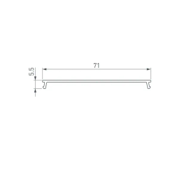 Экран ARH-LINIA72-FANTOM-2000 Opal (Arlight, Пластик) 025538