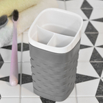 Стакан для зубных щеток "Reef", серый