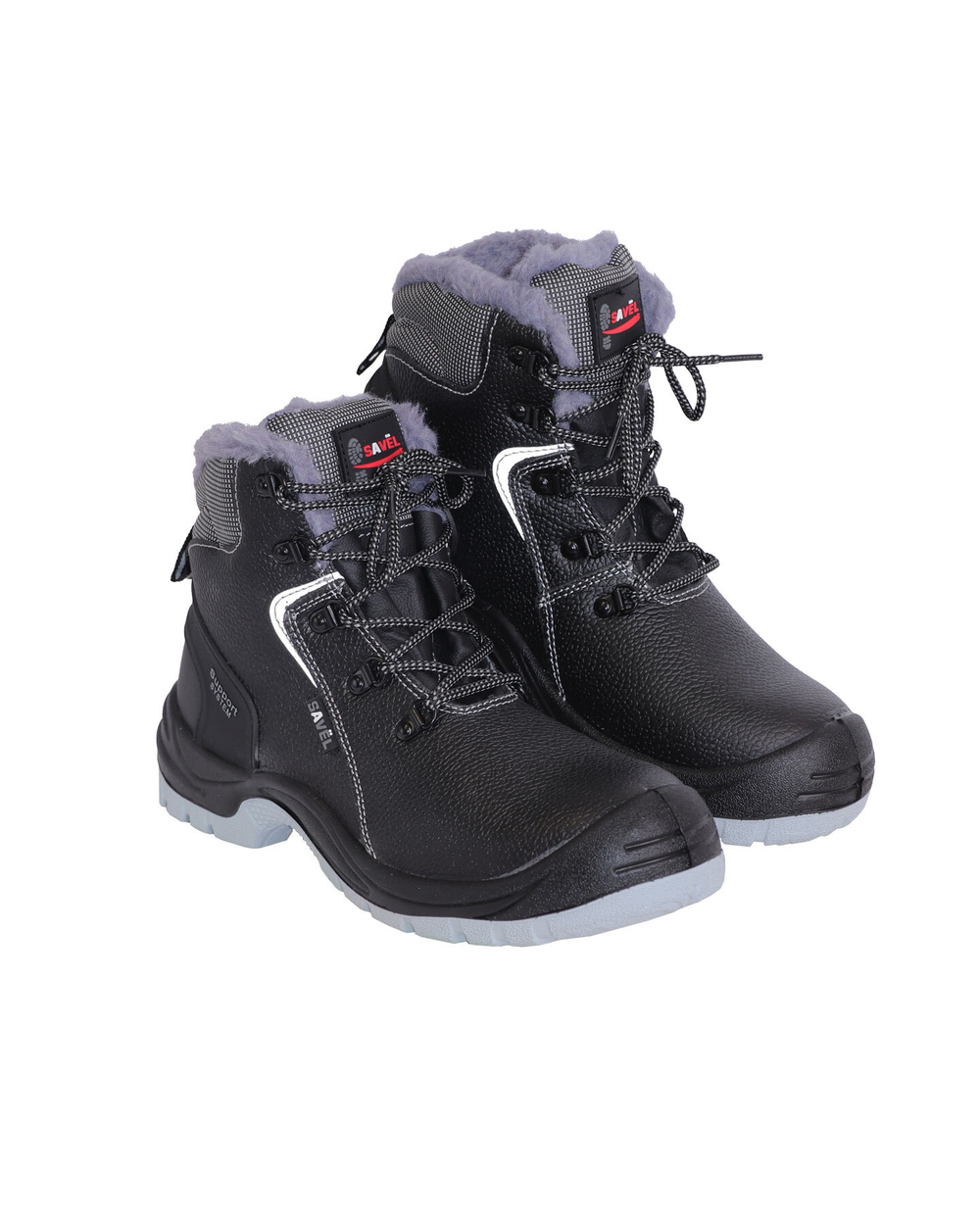 Ботинки кожа, ПКП, нат. мех, ПУ-ТПУ