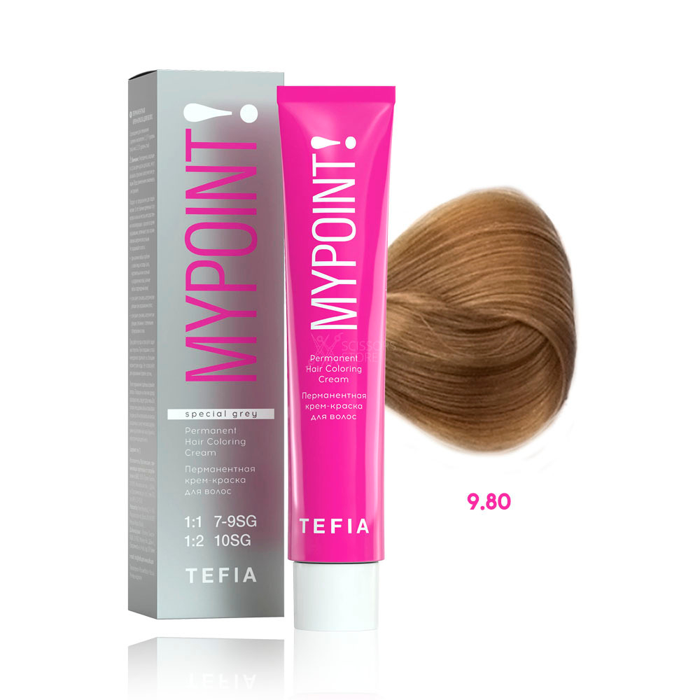 TEFIA Перманентная крем-краска для волос MYPOINT 60мл