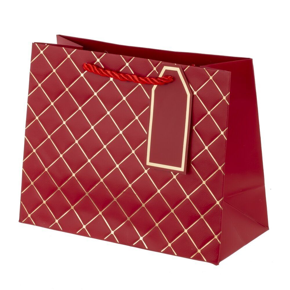 GAEM Пакет подарочный (бумага 210г/м2, блок 12шт), L23 W10 H18 см, 5в.