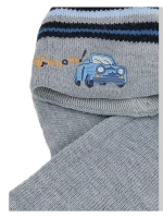 Детская шапка с шарфом для мальчика на весну и осень