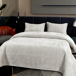 Покрывало 160x220 Sofi De MarkO Деварта светло-серое