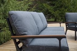 "Крокус" лаунж-зона 5-местная из алюминия, цвет темно-серый