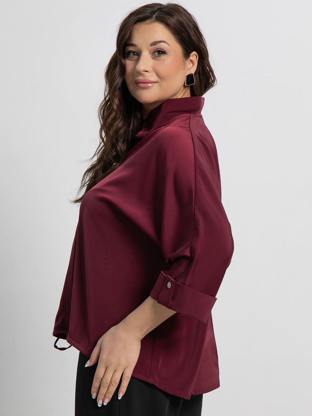 Блуза Серенада (бордовая) Б15135-24М LT Collection