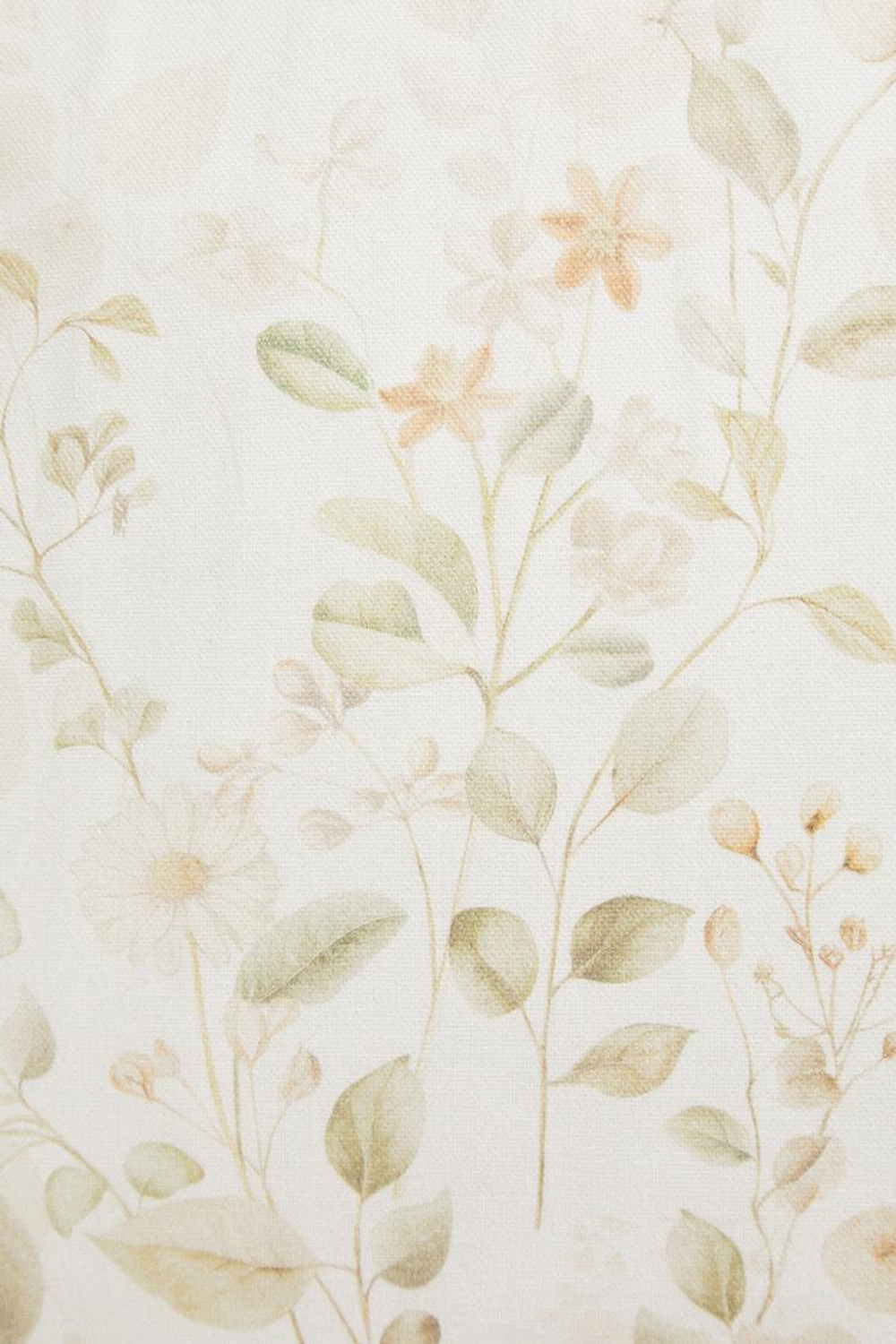 ZARA HOME ХЛОПКОВЫЙ ЧЕХОЛ ДЛЯ ДЕКОРАТИВНОЙ ПОДУШКИ С ЦВЕТОЧНЫМ УЗОРОМ, СВЕТЛО-БЕЖЕВЫЙ