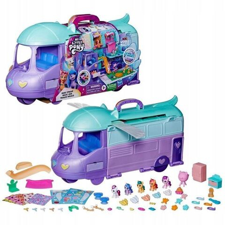 Фигурки My Little Pony - Набор волшебный пони-автобус Mini World Magic Pony Bus + 5 фигурок F7650