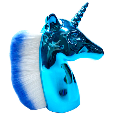 Кисть-единорог для удаления опила Голубая, "Sakura"