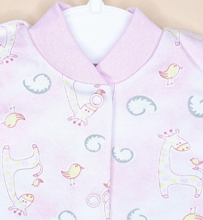 Боди Жирафики 2 (розовый)