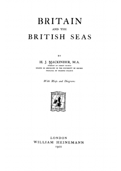 Britain and the British seas | Halford John Mackinder