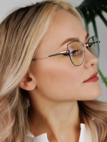 Очки для компьютера имиджевые защитные прозрачные нулевки