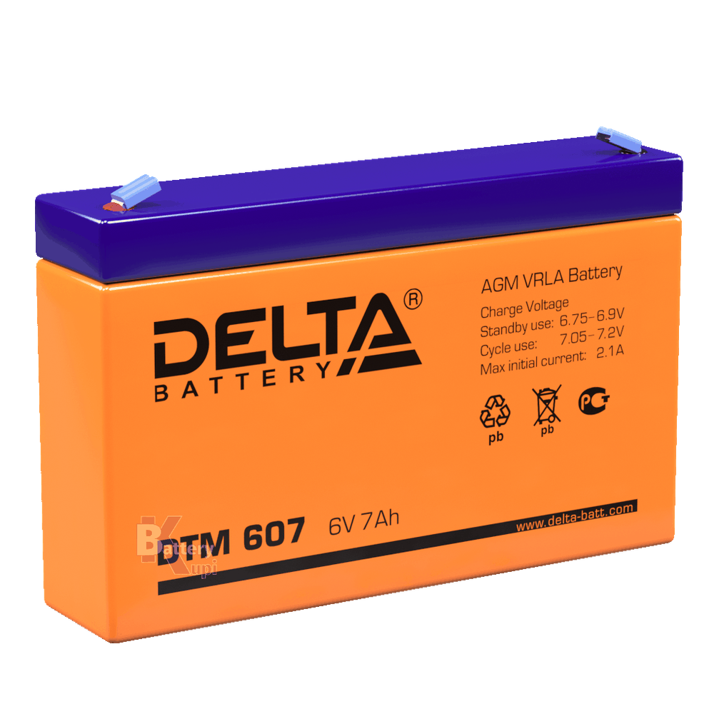 Аккумулятор Delta DTM 607 (AGM)