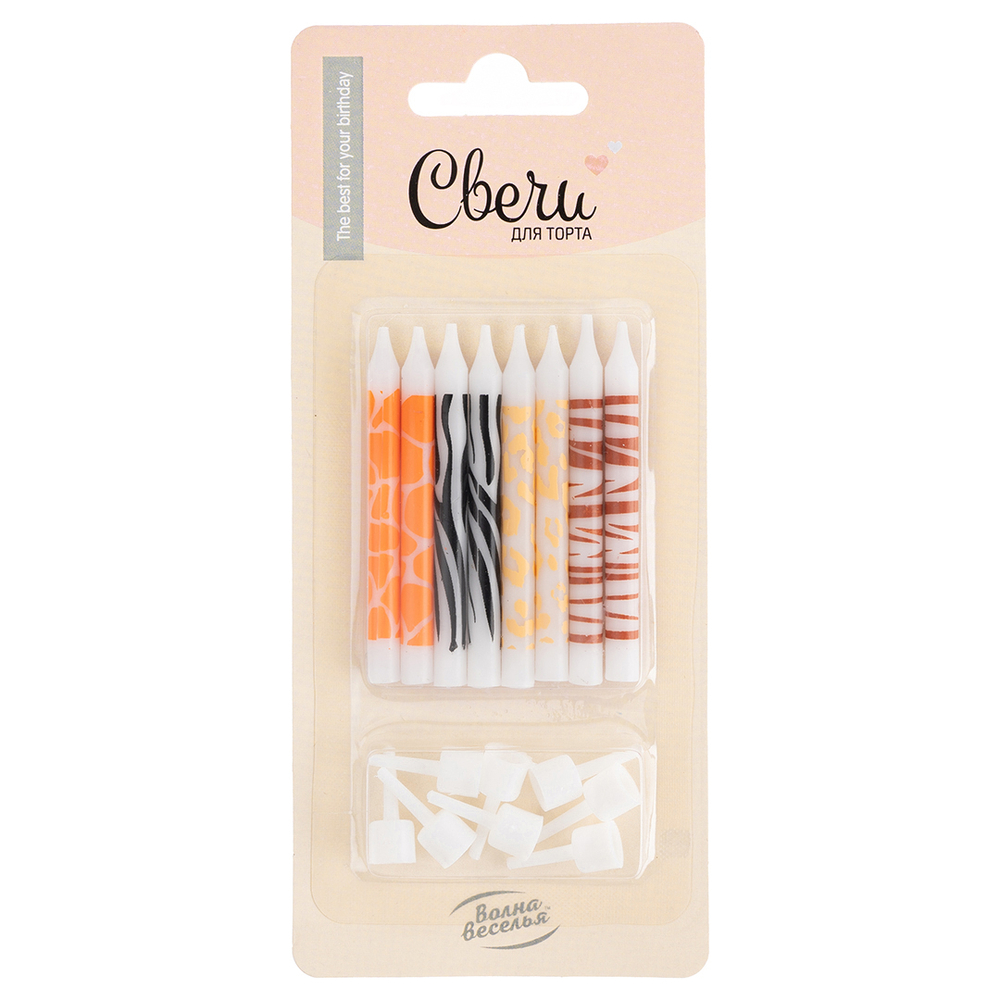 Свечи Сафари, Ассорти