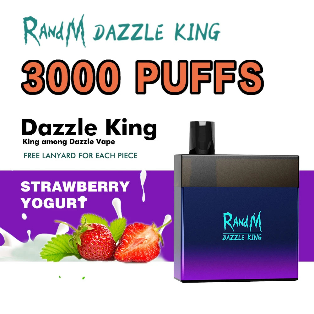 RANDM Dazzle King - Strawberry Yogurt (3000)