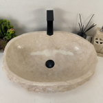 Каменная раковина из мрамора Erozy Cream EM-05553 (60*42*16) 0879 из натурального камня