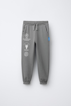 ZARA БРЮКИ-ДЖОГГЕРЫ UEFA CHAMPIONS LEAGUE ®, СЕРЫЙ