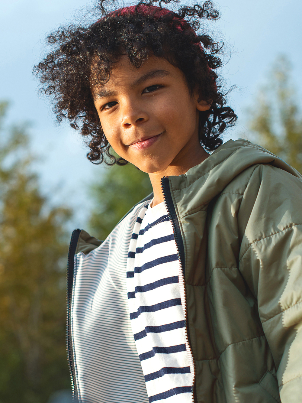 Лёгкая куртка оливковая