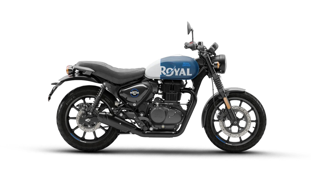 Royal Enfield Hunter 350 Rebel Blue