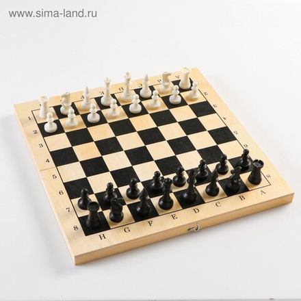 Шахматы, шашки, нарды 3 в 1 "Орнамент" (40х40 см.)
