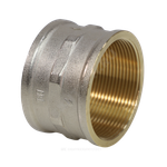 Муфта латунь никель Ду 20 (3/4") ВР/ВР 9018 ГОСТ 32585-2013 Aquasfera 9018-02